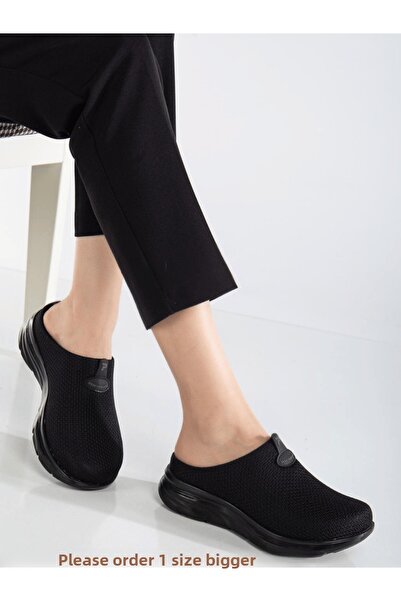 Cozi company Παντόφλες με ψηλό τακούνι με ορθοπεδική σόλα Memory Foam (μαλακή) κλειστή μπροστά