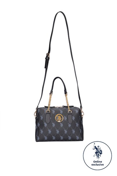 U.S. Polo Assn. Černo-černá dámská taška přes rameno Us8701 Online Exclusive