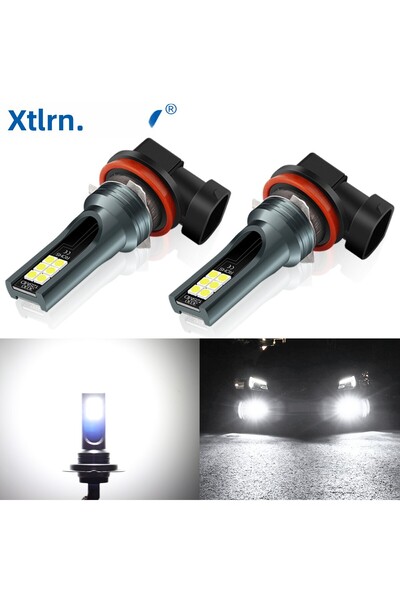 Choice H11 2 قطعة H8 H11 LED لمبة H16 JP 9005 HB3 9006 HB4 مصباح LED فائق الس...