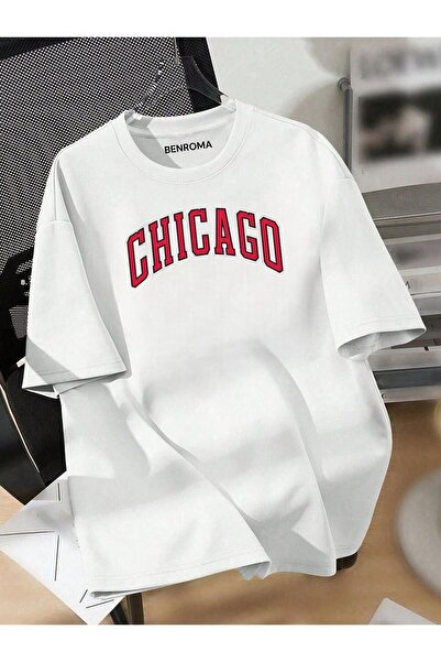 BENROMA Μπλουζάκι UNISEX Oversize Chi Chicago Printed - Ηλικίες 3-12