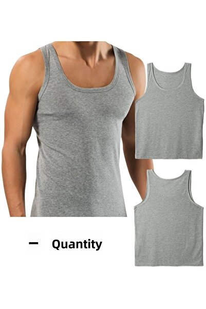 MOSTESS Γκρι ανδρικό χτενισμένο βαμβακερό εσώρουχο 6 πακέτο βαμβακερό