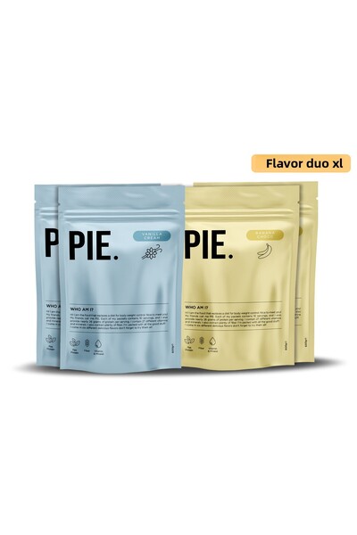 pienut بي إي إي. مسحوق بروتين للوجبات بنكهة الموز والفانيليا / 40 وجبة