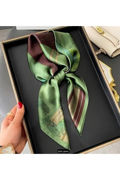 Dgt Luxury Σχέδιο, Διπλής Όψης, Αντιηλιακό Σάλι και Φουλάρι 70cmx70cm