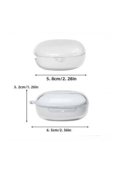 Apsuwa Redmi Buds 6 Play Compatible Case Silicone Transparent