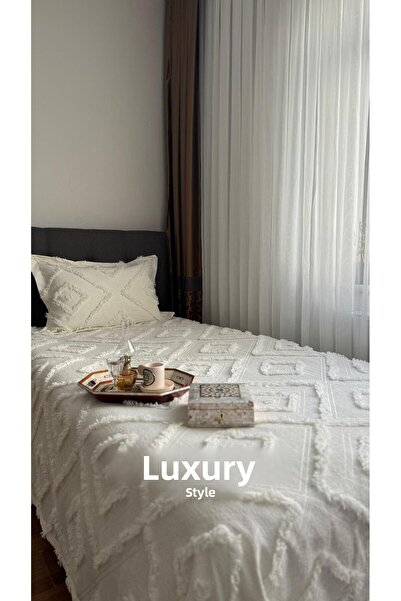 lusso stile Scandinavian Single Tufted Bedspread 180 X 250 Single Pillow Single