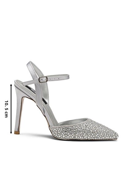 Dedos Βραδινό φόρεμα με ψηλοτάκουνα πέτρα κεντημένα με αγκράφα Σατέν παπούτσια 330