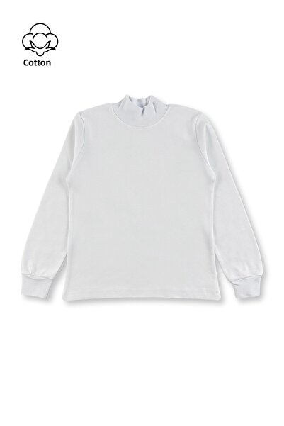 MK Mukko Kids Băieți Fete Unisex Copii Culoare Albă Tricou Badi cu mânecă lungă sezonier