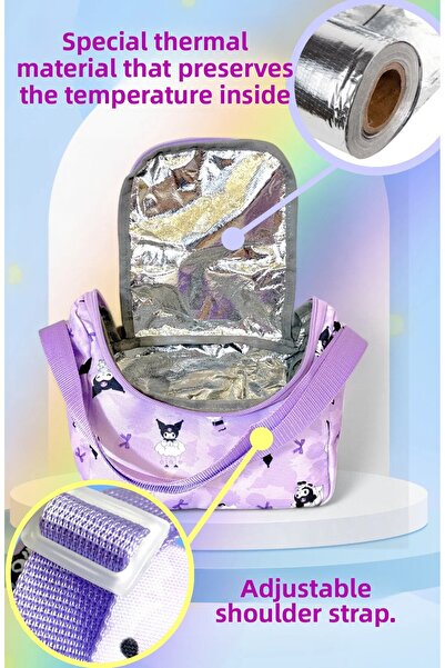 Bevitton Lilac Set of 3 Primary School Bags - Character Patterned Set Girl