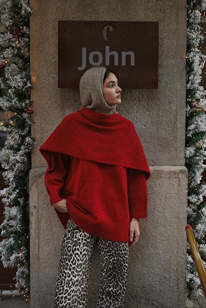 Fahhar Mink Color Drawstring Balaclava - Beanie Cap Design