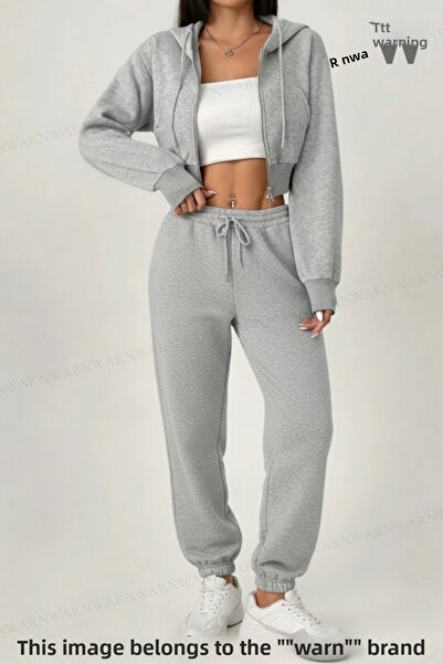 warn Γυναικεία φούτερ casual με παντελόνι 2 νήματα Ş επένδυση fleece Χοντρό ύφασμα M ελαφρύ Χειμώνας