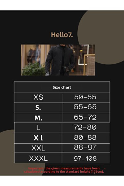 hello7 Ανδρικό Μαύρο Παλτό Slimfit New Season