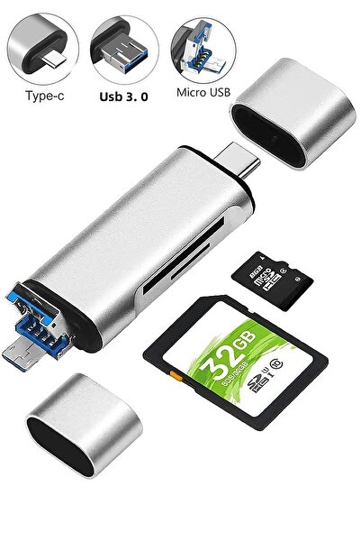 MAXGO 3142 Type C USB Otg Card Reader Micro Sd Card Reader Converter Converter Adapter