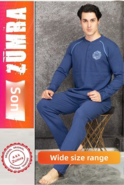 A&K ZÜMRA Σετ ανδρικής πιτζάμας Cotton Cotton Economical Summer