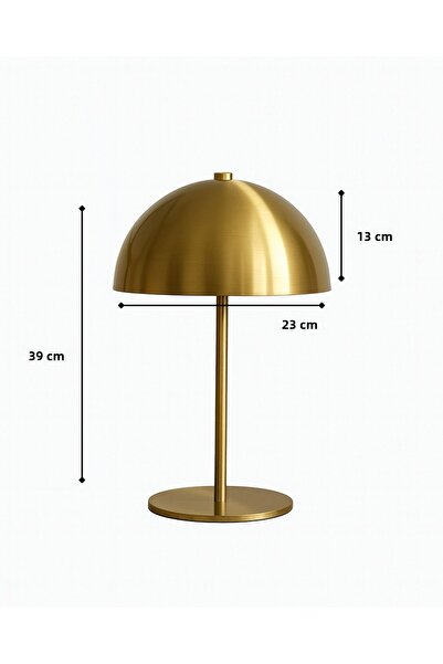 HOMİNG Luxor Original Antique Gold Modern Lampshade Table Lamp 242139