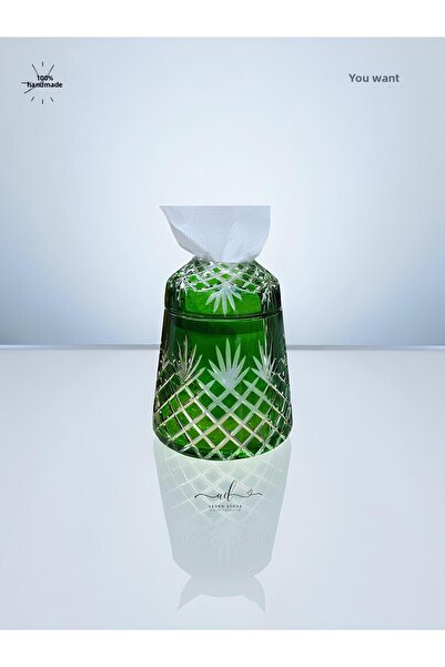 AKDEN STORE Cutout Decor Czech Napkin Holder, Wedding, Engagement, Organization Tabletop Napkin Holder