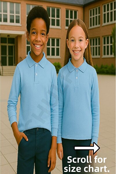 chulfa uniformă școlară cu mânecă lungă tricou dulce unisex 1buc