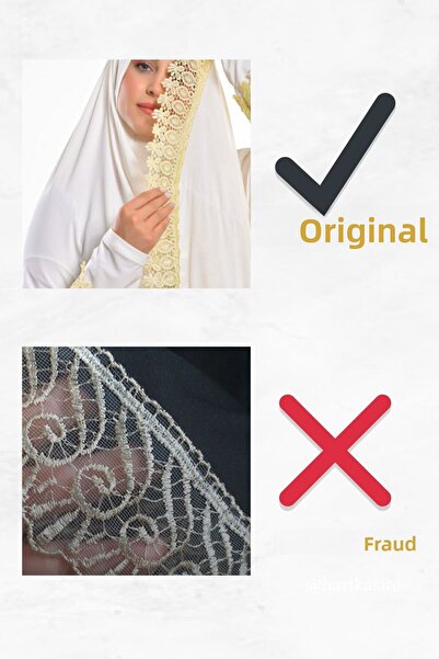 Şahane Ρούχα Προσευχής Δαντέλα 2 τεμαχίων