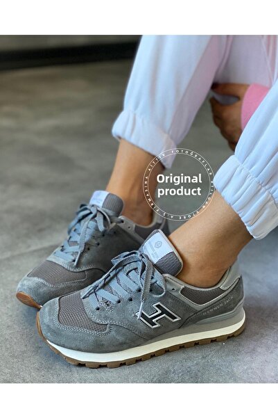 Hammer Jack Genuine Leather Unisex Sneakers - Gray & Crepe