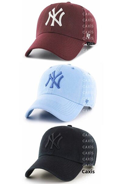 caxis Sports Ny Hat Unisex Σετ 3 τεμαχίων με ρυθμιζόμενο Velcro στην πλάτη