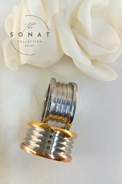 Sonat Collection Bulgari Wedding Ring Vip Series Silver Ring - No Fading, No Darkening, No Allergy