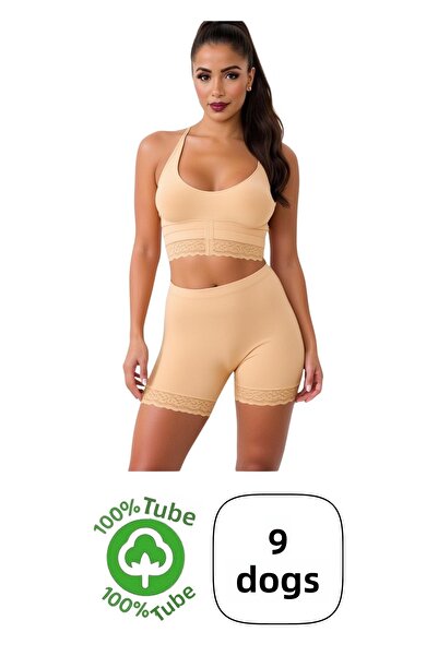 Roft & Pink 6-Pack Women's 100% Cotton Shorts Panties with Lace