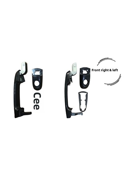 MEF Accent Era Exterior Door Handle Set Compatible between 2006 and 2012 Models