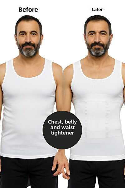 ALEXANDER HUD Ανδρικό κορσέ συσφιγκτικό – Αδυνατιστικό για το στήθος, τη μέση και την κοιλιά
