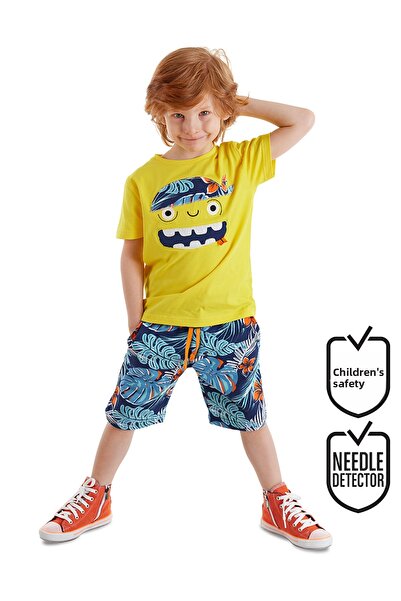 Denokids Boy's Hawaiian Pirate Summer T-shirt and Shorts Set