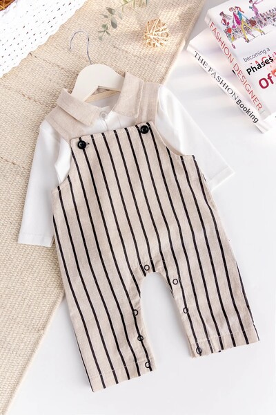 Babymod Baby Boy 100% Cotton 2-Piece Salopet Jumpsuit Set