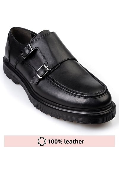 maximoda Genuine Leather, Eva Sole, Saddled, Leather Men's Shoes