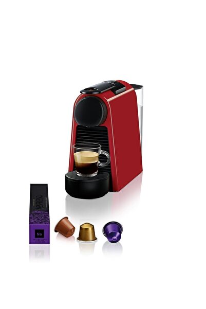 Nespresso D30 Essenza Mini Espresso Coffee Machine,Red