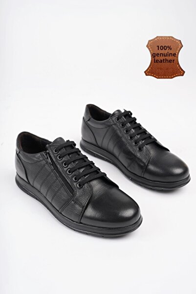 MUGGO Pedri Guaranteed Men's Daily Classic Genuine Leather Casual Comfortable Orthopedic Winter Shoes