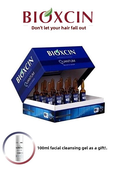 Bioxcin Quantum Extra Volume & Care Serum 15X6Ml + 100ml Facial Cleansing Gel Gift