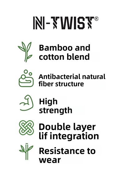 NORFOLK Retro N-Twist Bamboo and Cotton Casual Socks White 4 Pairs - Kraft Box