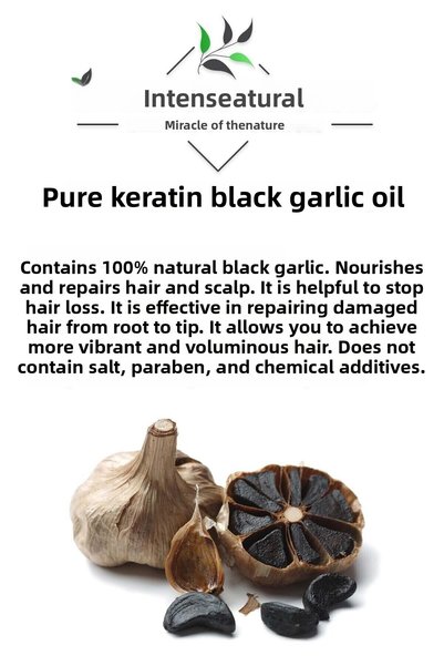 Intense Natural Black Garlic Oil with Pure Keratin 50 ml Black Garlic Oil With Pure Keratin