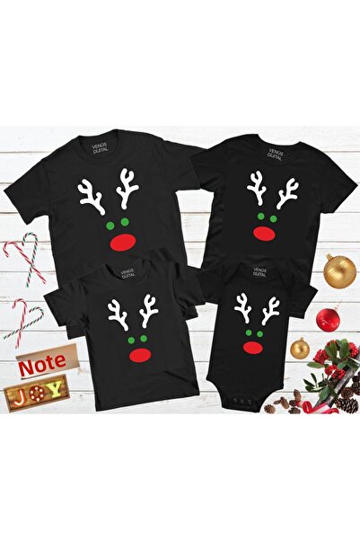 venüsdijital Πρωτοχρονιάτικο Οικογενειακό Συνδυασμός με Σχέδιο Ελαφιού (η τιμή είναι για 1 τεμ.)