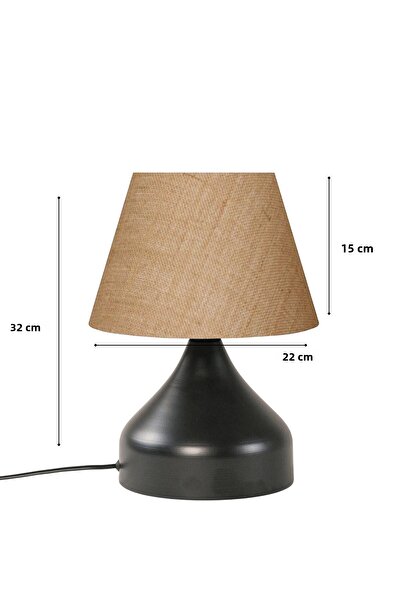HOMİNG Milano Metal Body Special Jute Sack Fabric Lampshade Ayd-3124