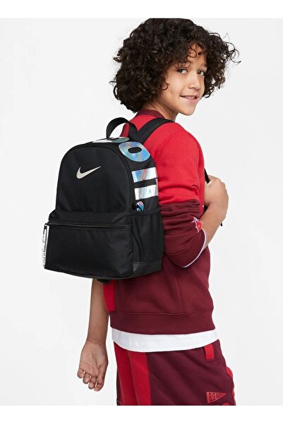 Nike Черна - Сива - Сребриста раница DR6091-017 Y NK BRSLA JDI MINI BKPK