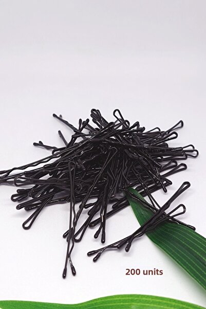 Chehra Design مشبك سلك أسود 200 قطعة رقم:5