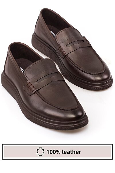 depderi 100% Leather, Stitched, Lightweight, Men's Shoes