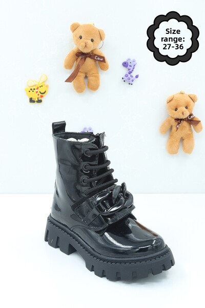 Moda Lime Unisex Παιδικές χειμερινές μπότες - Ζεστή, με επένδυση, χοντρή αντιολισθητική και άνετη σόλα