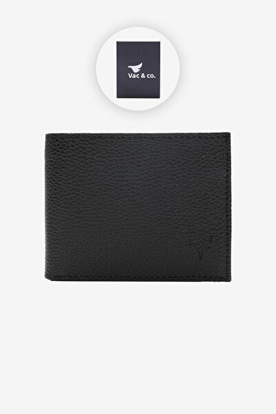 AC&Co / Altınyıldız Classics Men's Black Gift Boxed Wallet with Card Compartment