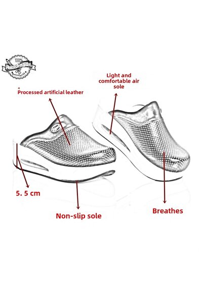 AREL MEDİKAL Air Sole Ορθοπεδικές Παντόφλες Doctor Nurse Hospital Cook Slippers
