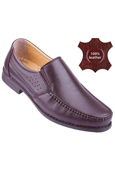 DETECTOR Inner Outer Genuine Leather Full Orthopedic Comfortable Casual Men's Shoes 060sk