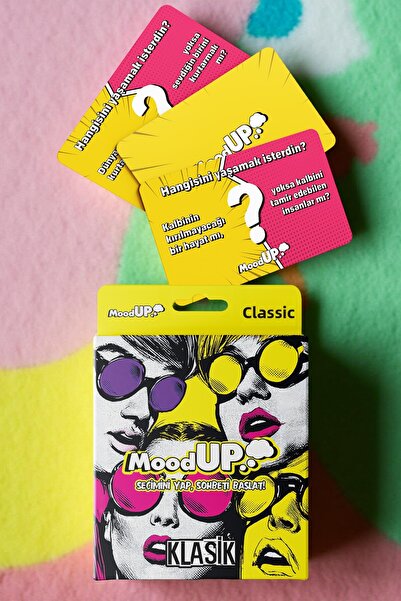 Luxmon Moodup Classic Card Game Question and Answer Card Fun for Friend Envir...