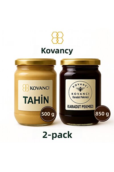 KOVANCI GIDA طحينة ودبس السكر عبوة من قطعتين - طبيعي، خالٍ من الإضافات، ومصدر...