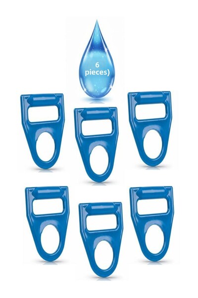 Saint Belisama Concept جهاز حمل الزجاجات، حامل زجاجات، مقبض زجاجات، متين، مقبض قوي، 6 قطع