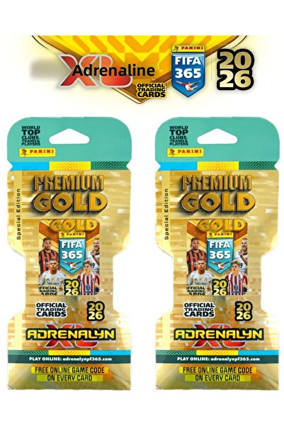 Next Plus حزمة معززات بانيني فيفا 365 2026 أدرينالين إكس إل - بريميوم جولد 2 المرخصة