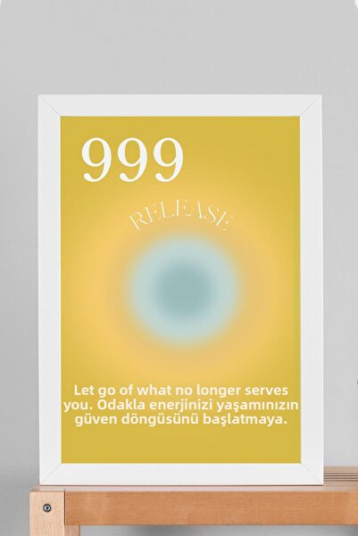 Saturn Angel No 999 Release Pictură înrămată cu cadru Încălțează numerele Îng...