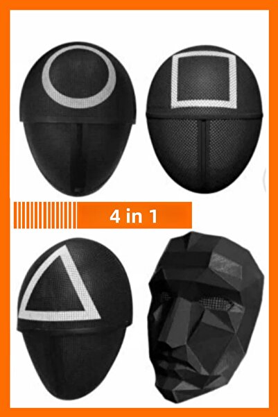 Bundeba Squid Game Mask Set (4 in 1)